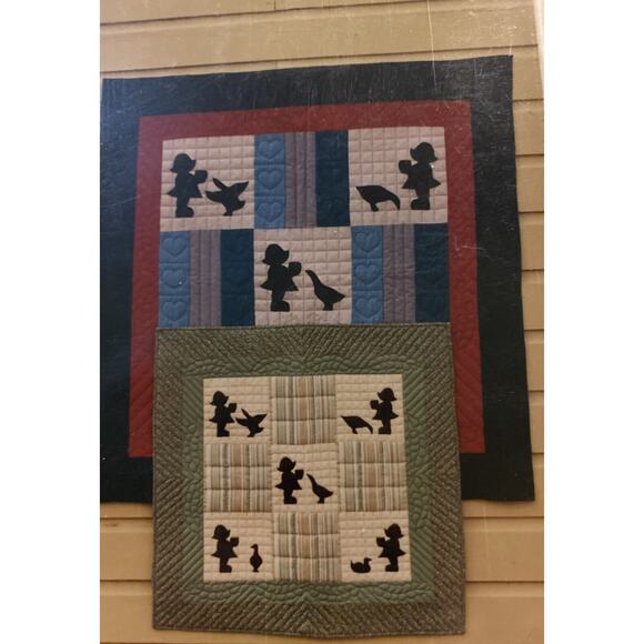 9-Patch Nettie Wall Quilt pattern by Sassafras Amish English 2 Sizes Seamstress - Picture 2 of 4